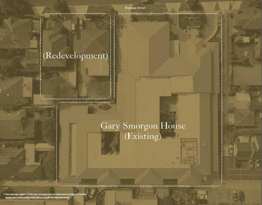 Gary Smorgon House dotted foot print