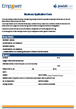 Business Application Form