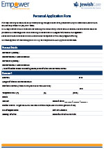 Personal Application Form