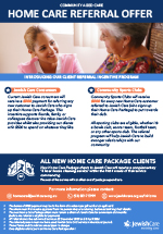Brochure - Jewish Care Home Care Referral Offer