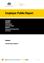 WGEA Employer Public Report - May 2026