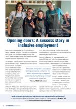 Article - Opening doors: A success story in inclusive employment